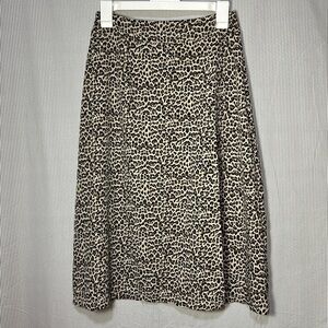 Leopard Print Women's Skirt